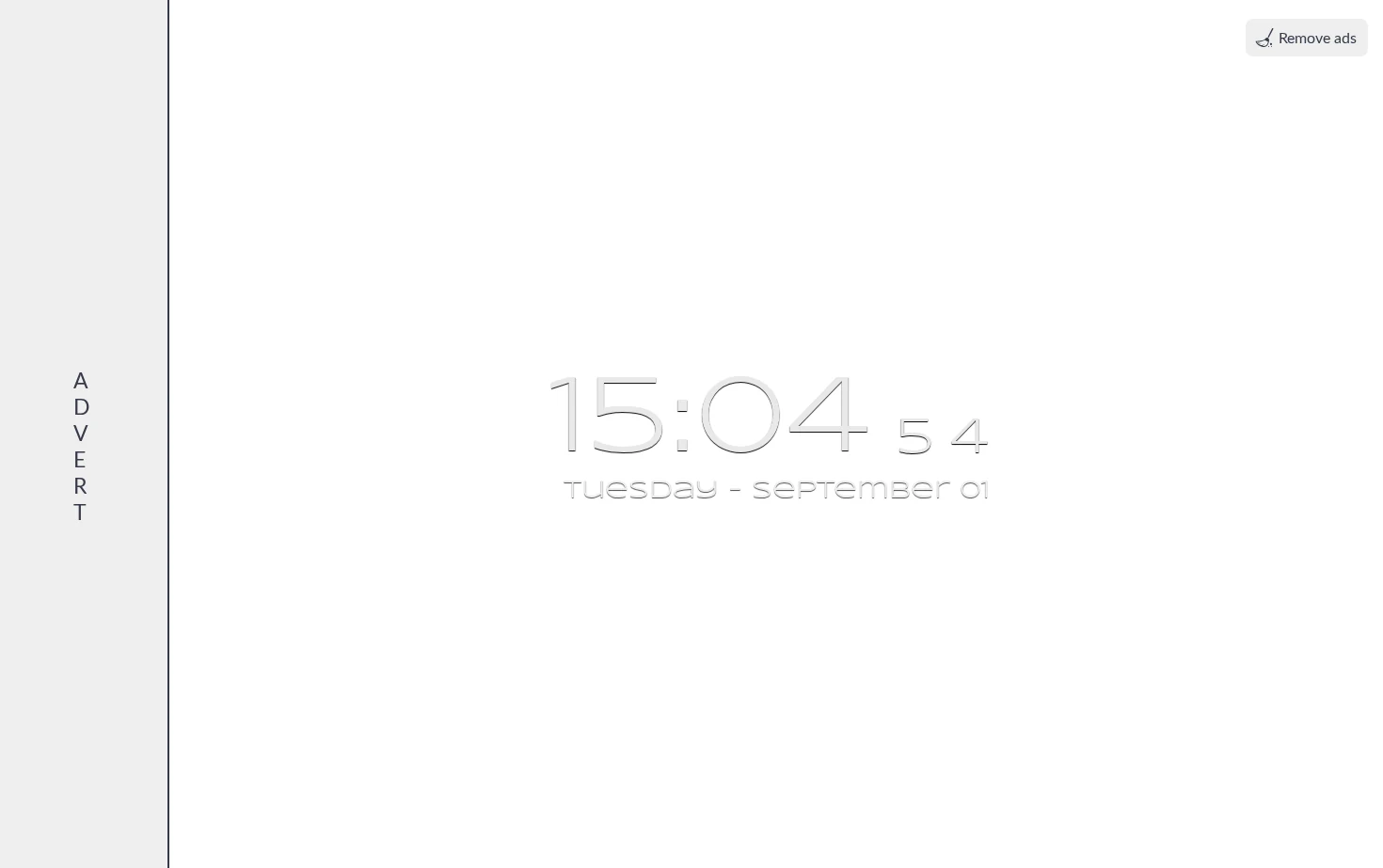 Clock Tab 页面快照